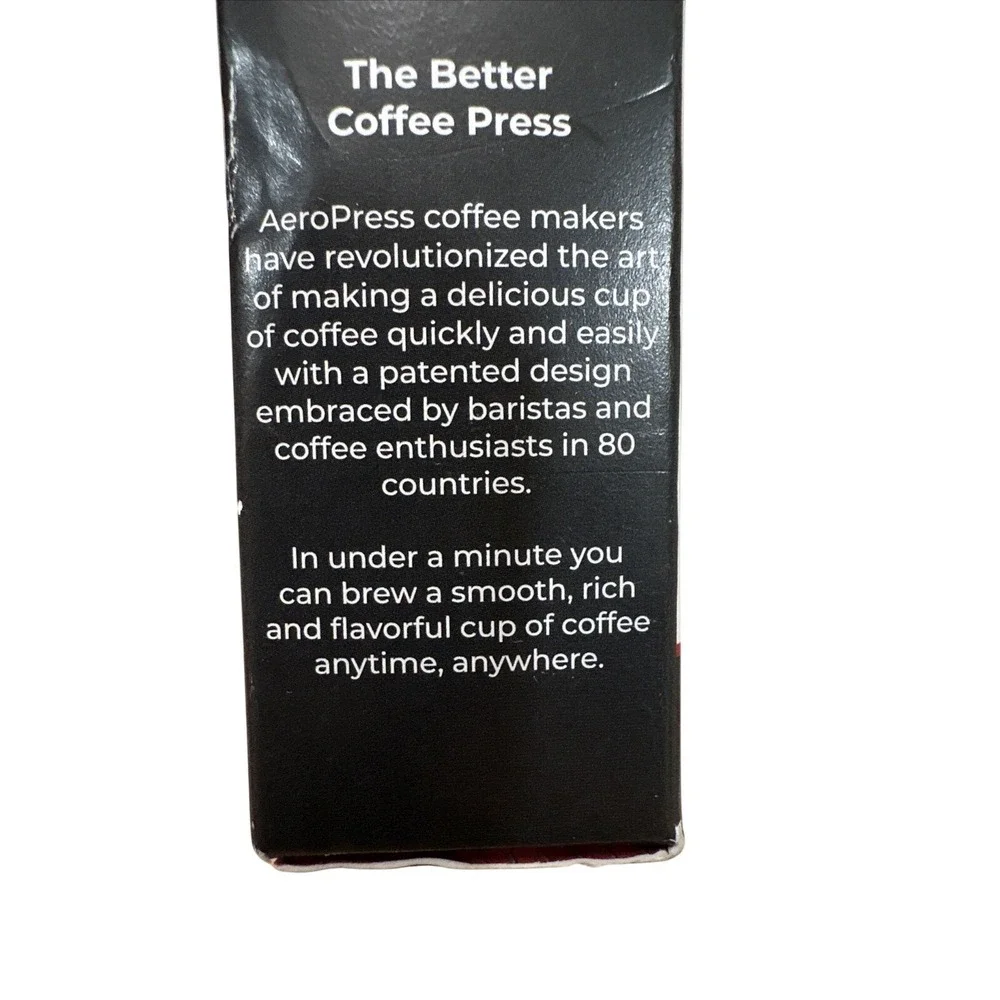 Aeropress Flow Control Filter Cap Original Go Clear Coffee Maker, Except‎ XL